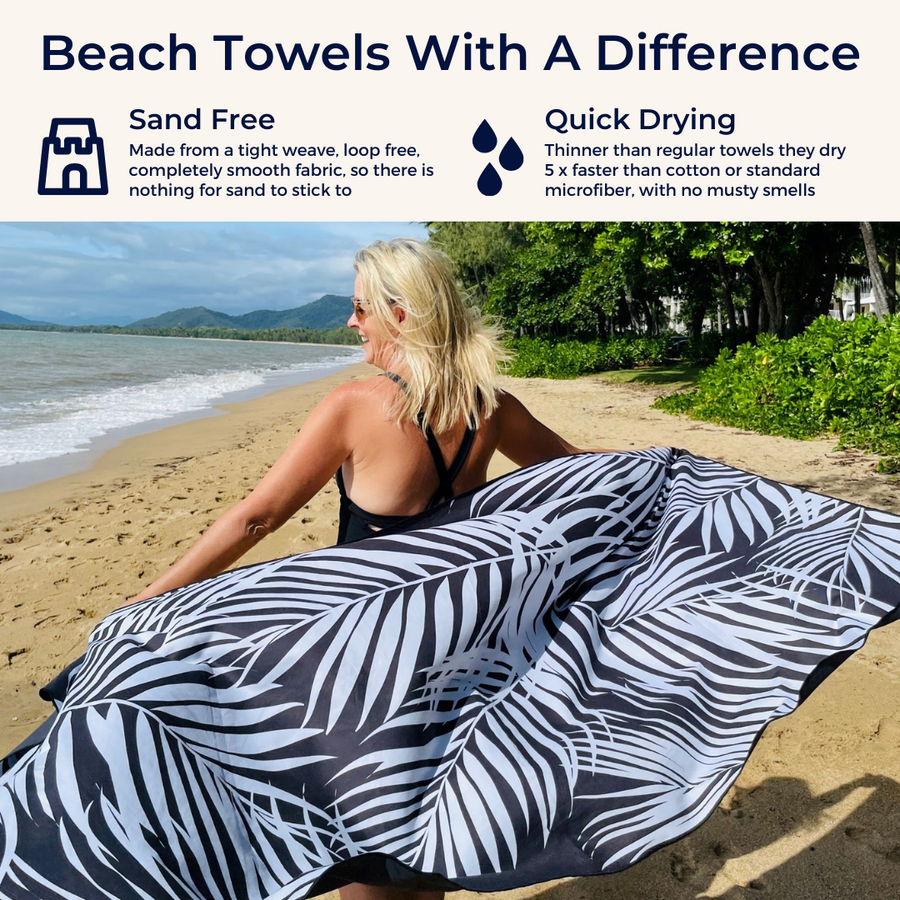 Newlyfe Boracay Large Beach Towel & Pouch